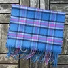Best Sweater Shop 100% Cashmere Scarf Blue Pink
