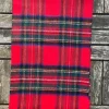 Clearance Sweater Shop 100% Cashmere Scarf Red Stewart