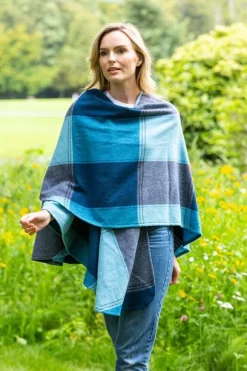 Fashion Sweater Shop 100% Lambswool Cape - Sue 708