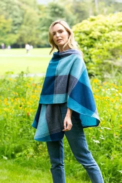 Fashion Sweater Shop 100% Lambswool Cape - Sue 708