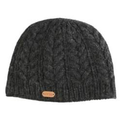 Fashion Sweater Shop Aran Cable Pullon Hat Charc