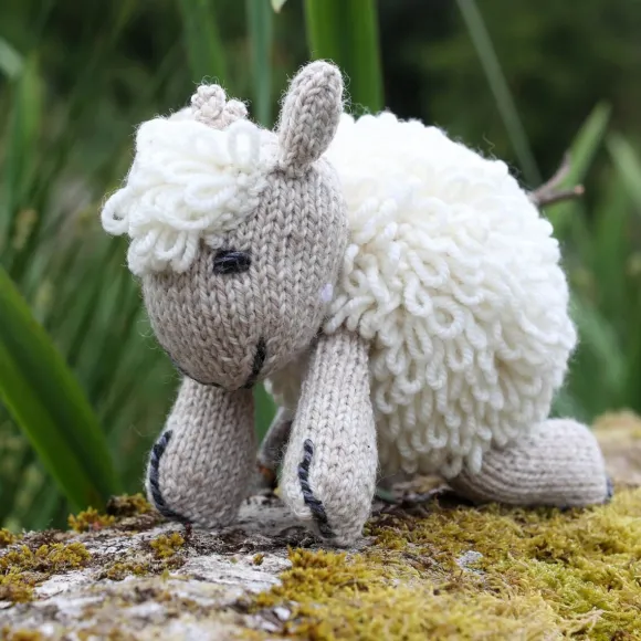 Hot Sweater Shop Aran Hand Knit Sheep Teddy R457