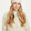 Sale Sweater Shop Aran Hat with Pom Pom - Natural
