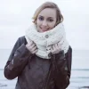 New Sweater Shop Aran Infinity Snood Natural