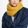 New Sweater Shop Aran Infinity Snood Yellow
