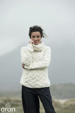 New Sweater Shop Aran Super Soft Chunky Cowl Sweater