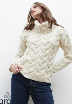 New Sweater Shop Aran Super Soft Chunky Cowl Sweater