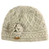 Hot Sweater Shop Aran Trellis Pullon Hat Oatmeal