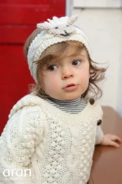 Hot Sweater Shop Baby Handknit Irish Aran Hoody