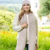 Fashion Sweater Shop Cable Knit Scarf Parsnip