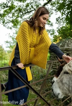 Sale Sweater Shop Crocus Horseshoe Cable Cape Sunflower