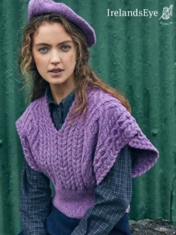 Discount Sweater Shop Diamond Vest Lilac