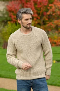 Clearance Sweater Shop Fisherman Rib Sweater Parsnip