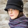 Outlet Sweater Shop Flapper Cap Black One Size