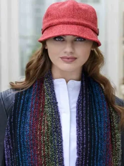 Online Sweater Shop Flapper Cap Coral Col: 215