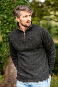 Hot Sweater Shop Halfzip Sweater Lambswool A227