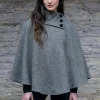 Fashion Sweater Shop Irish Tweed Poncho 01