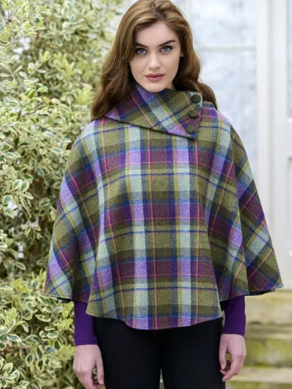 Best Sweater Shop Irish Tweed Poncho 574 1