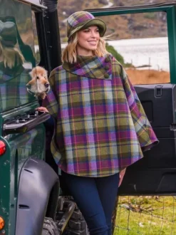 Best Sweater Shop Irish Tweed Poncho 574 1