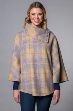 Fashion Sweater Shop Irish Tweed Poncho Col. 751