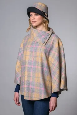 Fashion Sweater Shop Irish Tweed Poncho Col. 751