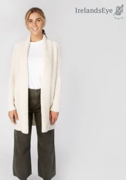 Fashion Sweater Shop Kilcool Textured Coatigan Natural