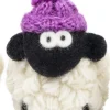Discount Sweater Shop Knitted Sheep with Bobble Hat Lilac - Medium