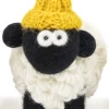 Clearance Sweater Shop Knitted Sheep with Bobble Hat Yellow - Large