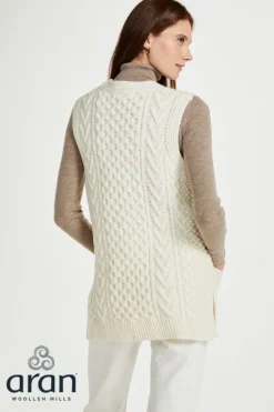 Sale Sweater Shop Ladies Handknit Buttoned Vest