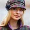Fashion Sweater Shop Ladies Newsboy Cap Purple Mix col. 402