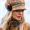 Sale Sweater Shop Ladies Newsboy Cap Yellow Mix col. 43