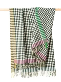 Hot Sweater Shop Lambswool Throw Small Blocks - Col.630