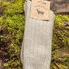 Fashion Sweater Shop Luxury Mens Cashmere Socks - Beige (Size 40-45)