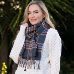 Hot Sweater Shop Made in Ireland EXTRA FINE MERINO WOOL SCARF 151