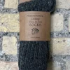 Online Sweater Shop Mens Luxury Wool Blend Socks Charcoal