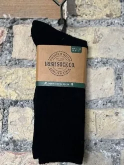Hot Sweater Shop Mens Merino Wool Socks Black