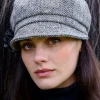 Best Sweater Shop Newsboy Cap Grey Herringbone col.1