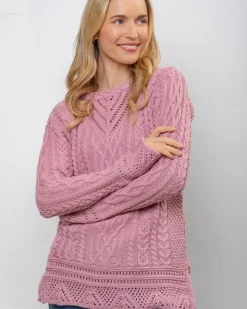 Sale Sweater Shop Pink Tunic Sweater Merino Wool