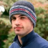 Clearance Sweater Shop Rib Pullon Turnup Hat Charcoal Grey