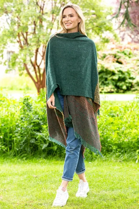 Outlet Sweater Shop Ruanna Celtic Cape Emerald Green