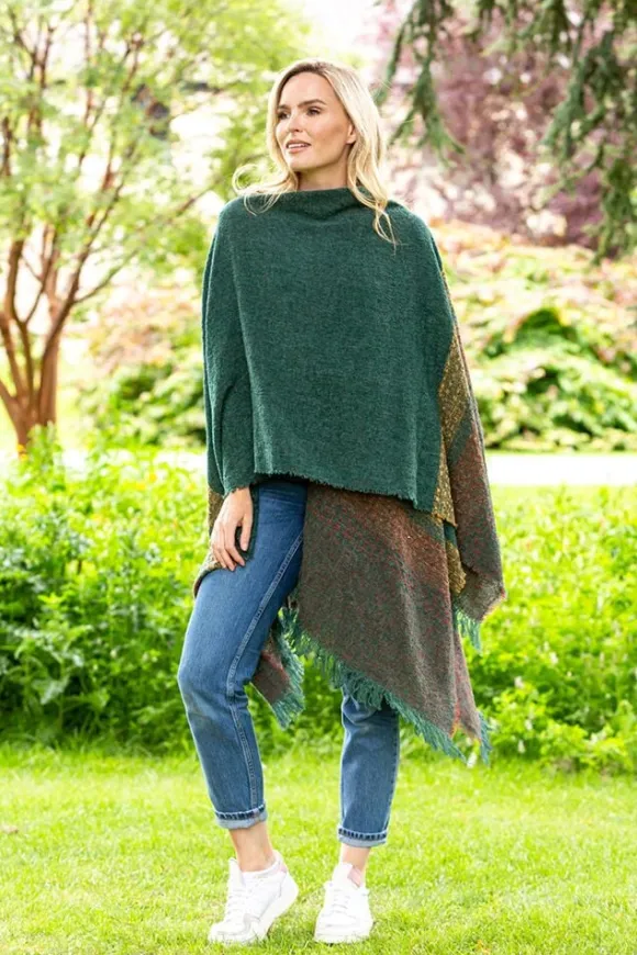 Outlet Sweater Shop Ruanna Celtic Cape Emerald Green