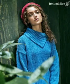 Online Sweater Shop Slouchy Funnel Neck Sweater