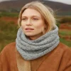 Outlet Sweater Shop Super Soft Aran Snood Cloud Grey