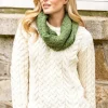 New Sweater Shop Super Soft Aran Snood Green B859