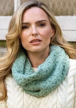 Best Sweater Shop Super Soft Aran Snood Mint