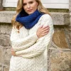 Clearance Sweater Shop Super Soft Aran Snood Royal Blue B859