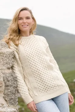 Online Sweater Shop Super Soft Crew Neck Sweater Natural