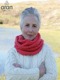 Fashion Sweater Shop Super Soft Irish Snood Orange