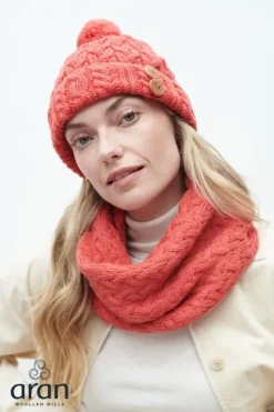 Fashion Sweater Shop Super Soft Irish Snood Orange