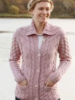 Hot Sweater Shop Super Soft Merino Wool Ladies Cardigan